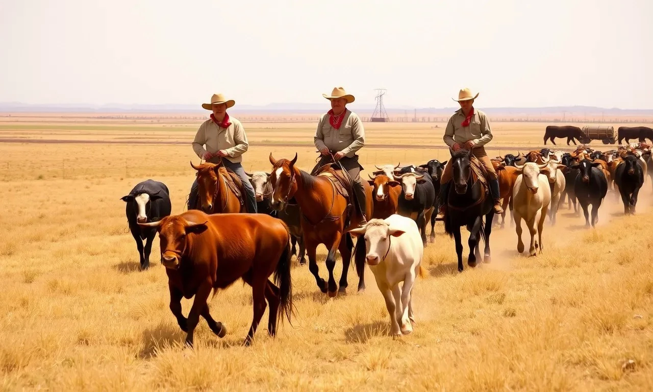 How were the cattle transported from texas ot the east